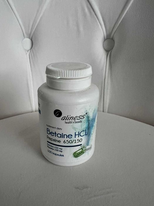 Aliness Health'n Beauty Betaine HCL Pepsine 650/150 Suplement Diety