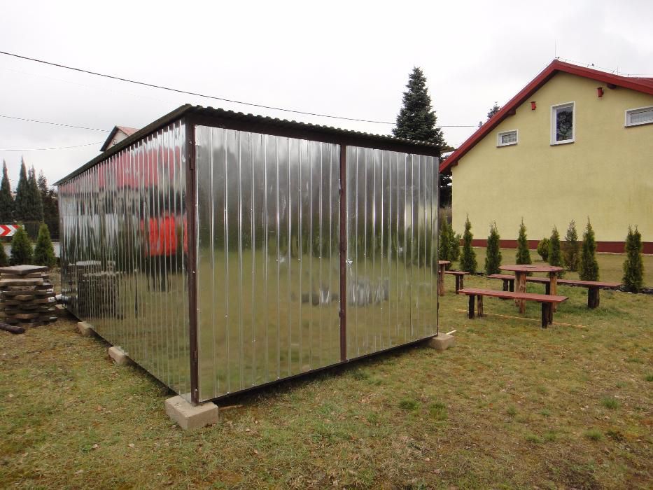 Garaż Blaszany 3x5 Blaszak OCYNK Garaże blaszane PROMOCJA