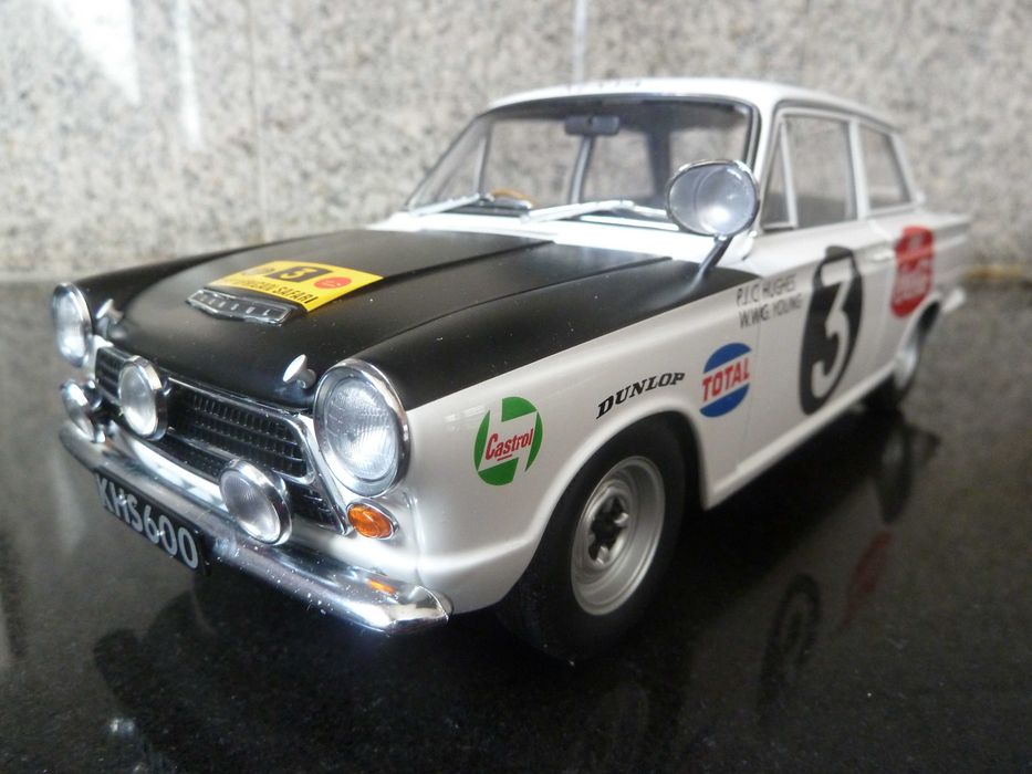 1:18 AutoArt, Ford Cortina GT MK I, 1964 Safari Winner, Minichamps