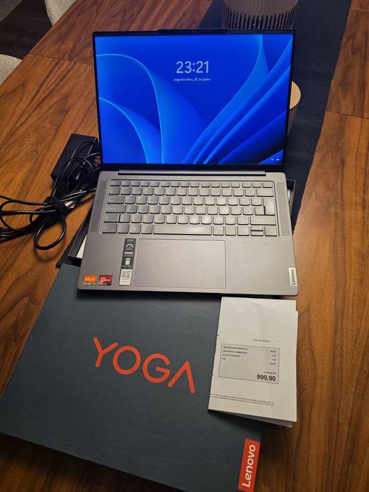 Lenovo Yoga Pro 7 Ryzen 7 32GB 1TB NOVO. Troca/Retoma. Fatura, Garantia, caixa, acessórios