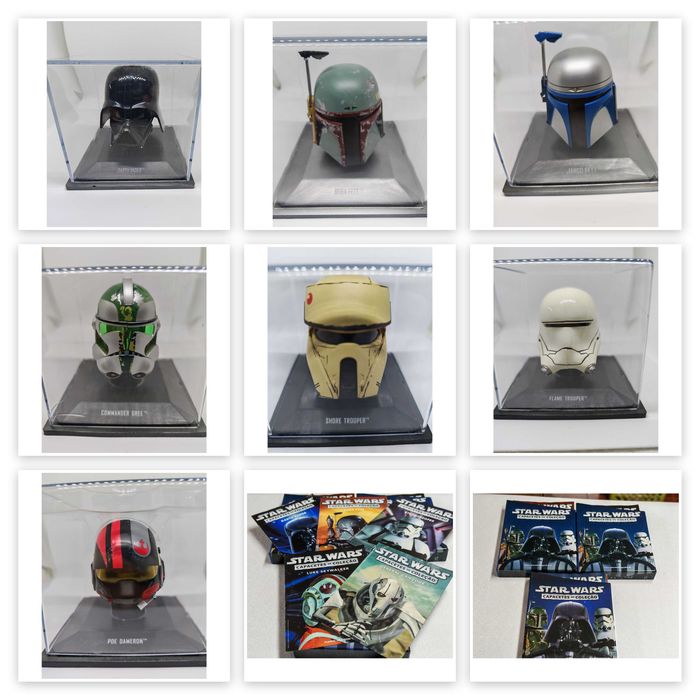 Coleção completa de capacetes Star Wars - Planeta DeAgostini
