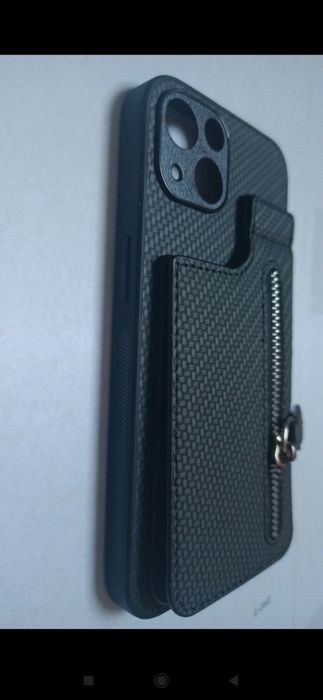 Etui karbonowe do iPhone 13. Z miejscem na dokumenty. Nowe