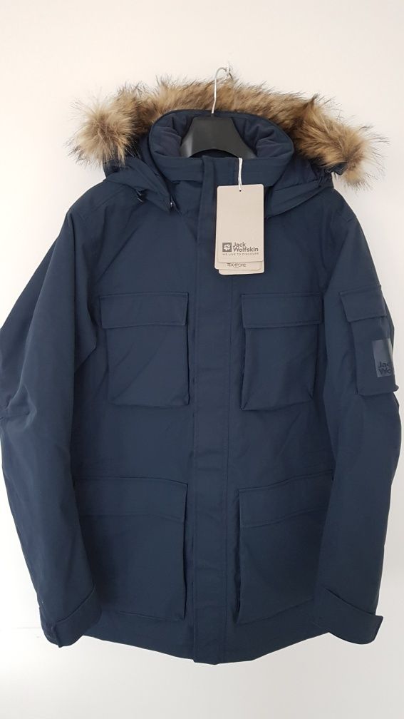 Jack wolfskin glacier canyon parka night blue Warszawa Śródmieście •