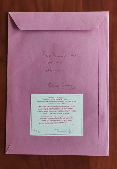 Estados de Emergência. Fernando Aguiar