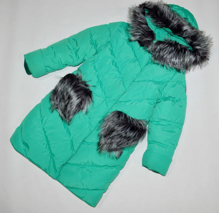 Пуховик для дівчинки на ріст 122-128см тм nui very