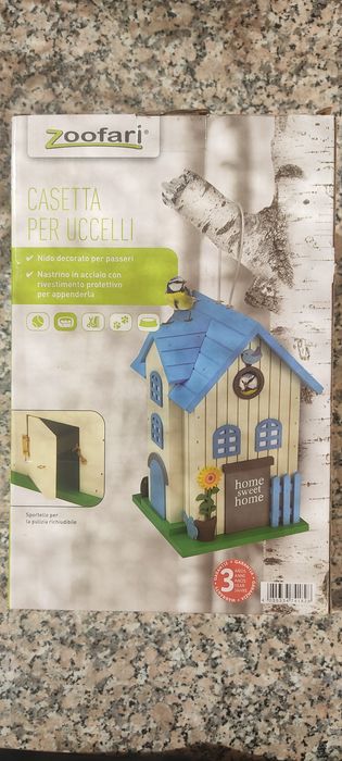 Gaiolas para pássaros em madeira (novas)