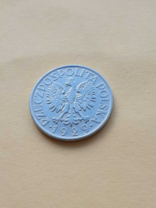 1 złoty - II RP . Rok 1929  . Stan I  .