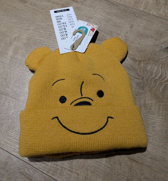 Czapka zimowa dziecięca Kubuś Puchatek