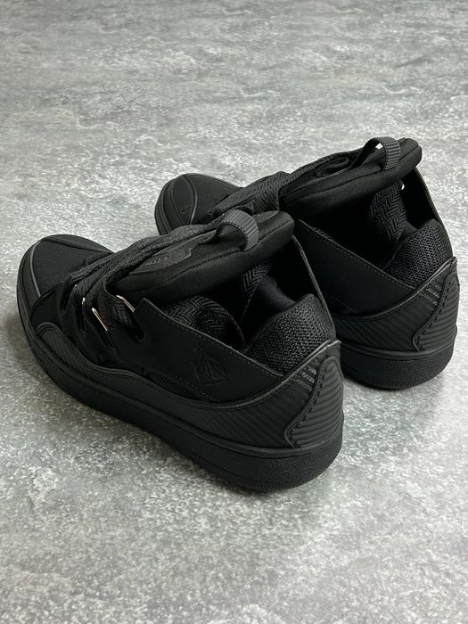 Lanvin Curb Sneakers black кеди кеды чорні кроссовки кросівки 43 — zdjęcie 4