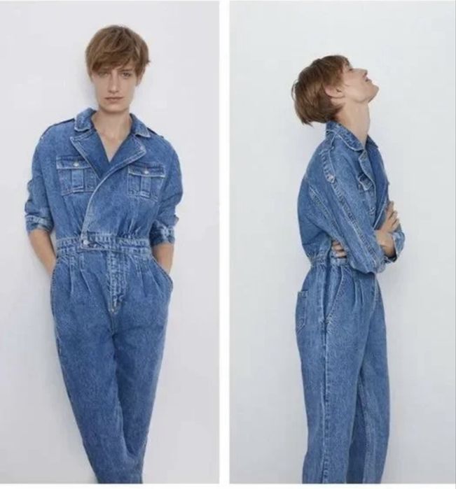 Джинсовый комбинезон Zara
