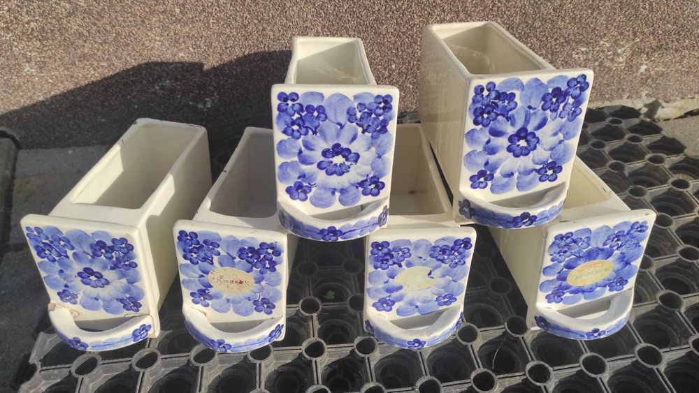 Półka z 6 szufladkami ceramicznymi na przyprawy ceramika Włocławek