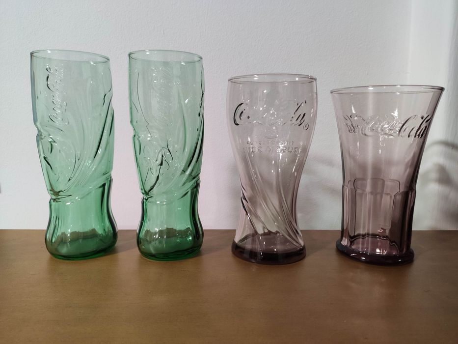 4 Copos Coca-Cola - Novos