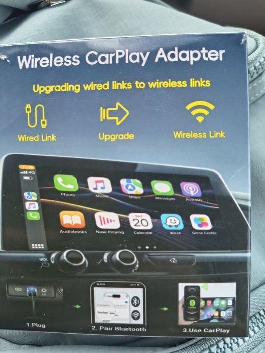 Bezprzewodowy CarPlay Adapter | NOWY | Konwerter Apple CarPlay