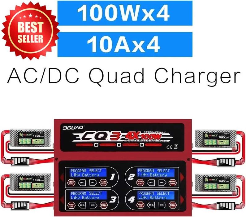 EV-PEAK CQ3 100 Вт   интеллектуальное зарядное/разрядное устройство