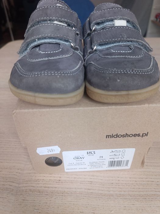 Wiosenne buciki barefoot Mido rozmiar 21