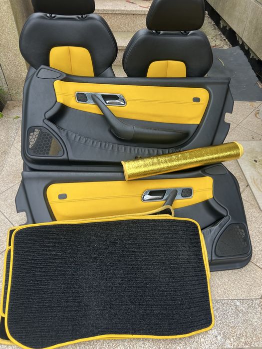 Interior Versao Amarelo Mercedes Slk R170