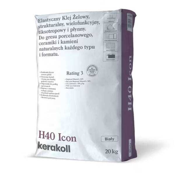 KERAKOLL H40 ICOM klej specjalistyczny C2 TE 20KG Nowość!!!