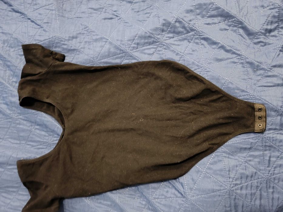 Body bawełniane czarne