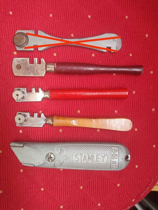 Nożyk do cięcia szkła Nóż Stanley metalowy