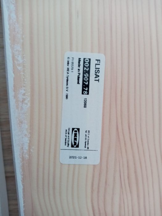 2 półki na książki flisat IKEA