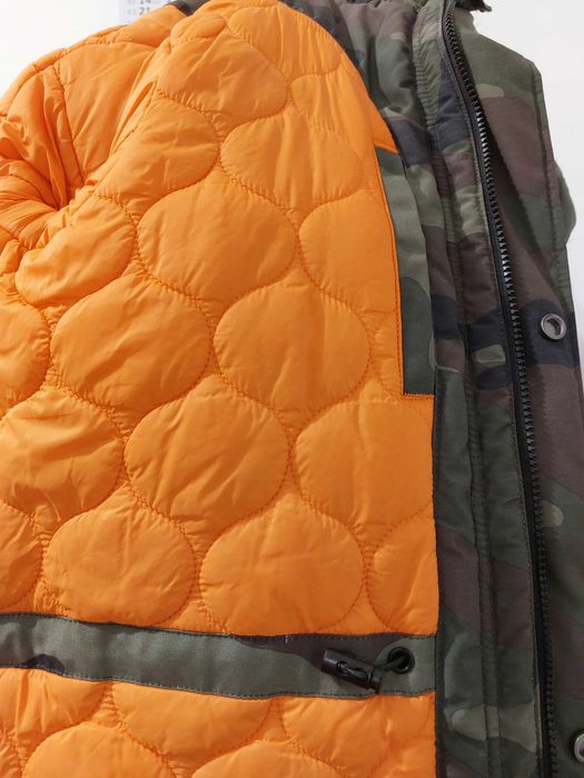 Męska kurtka zimowa moro, S