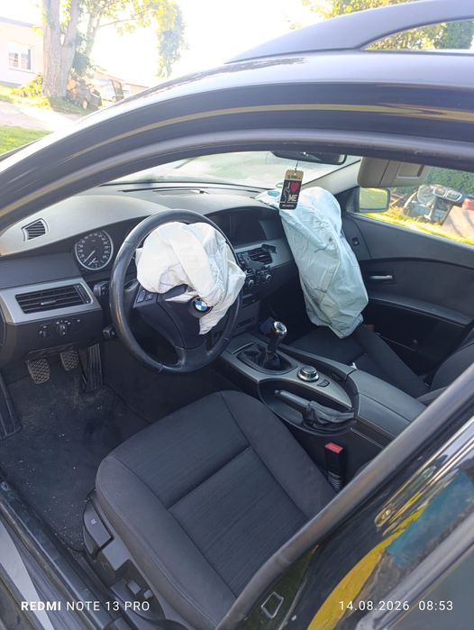 Bmw e60 uszkodzone