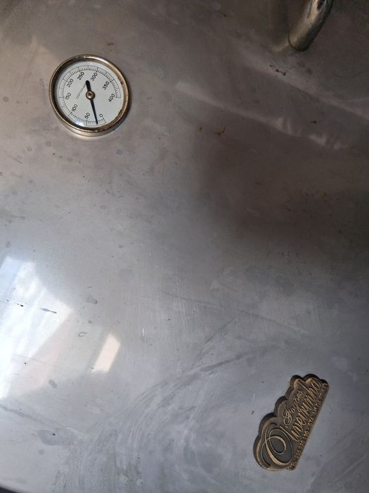 Fogão/forno  a lenha inox
