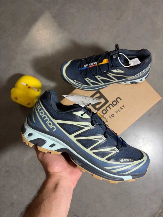!БЕЗ Передплат! Кросівки Salomon XT-6 Gore-Tex 'Carbon / Bering Sea'