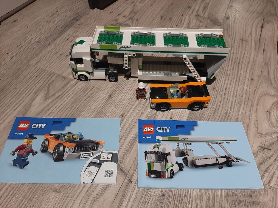 Lego 60305 laweta+instrukcja+pudełko