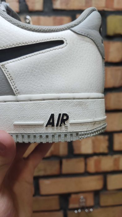 Терміновий продаж Кросівки Nike Air Force 1 Low Wolf Grey Black 44 EUR