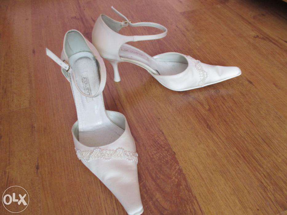 buty ślubne ecru
