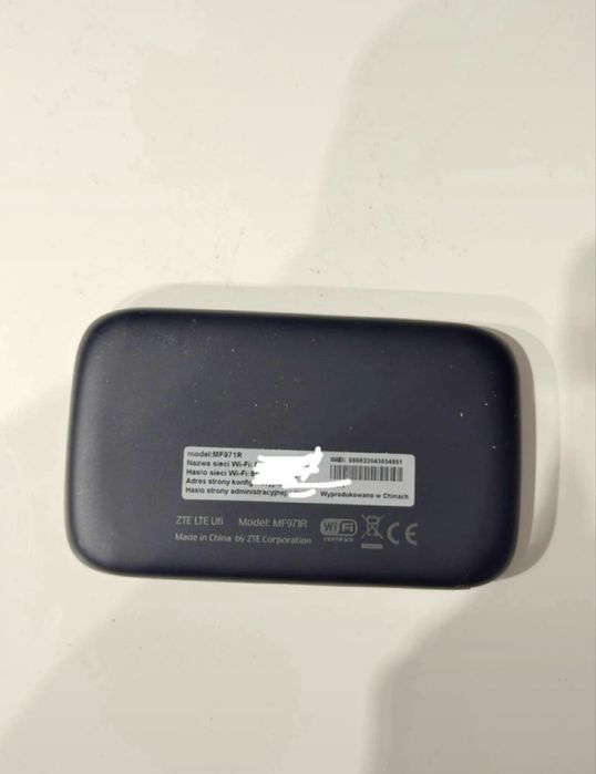 Router mobilny ZTE MF971R Black Czarny