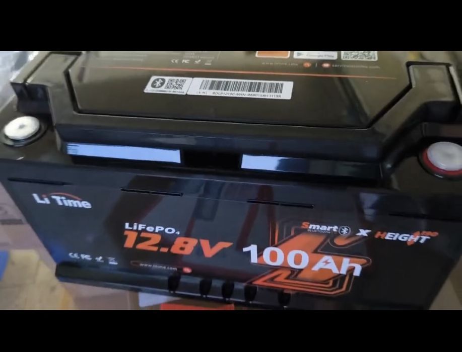 LifePo4 100AH 12.8V Li Time(1280 Wh)Bluetooth