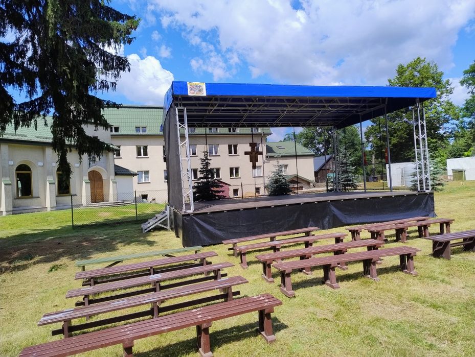 scena estrada mobilna 9x6 8x6 6x4,5 nagłośnienie, eventy  dożynki itd