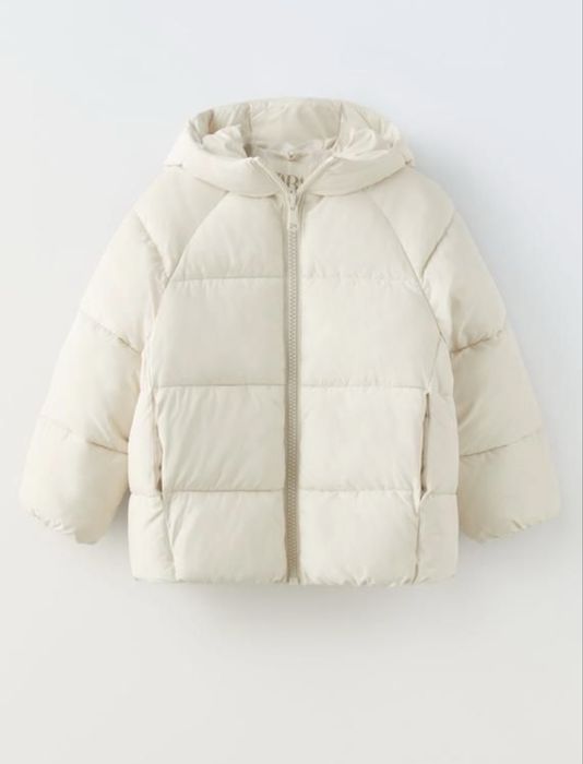 Пуфер куртка деми zara