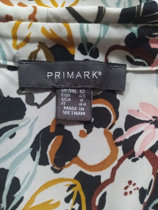 Koszula w kwiaty z długim rękawem Primark szyfonowa jak nowa
