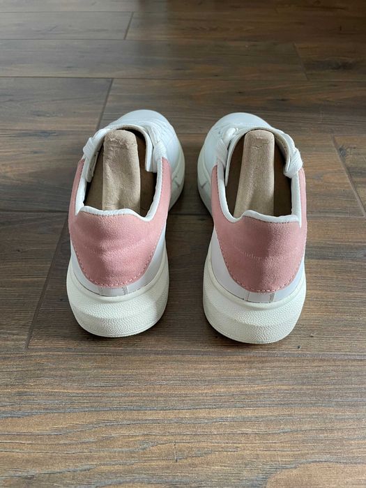 Alexander McQueen White/Pink rozmiar 38
