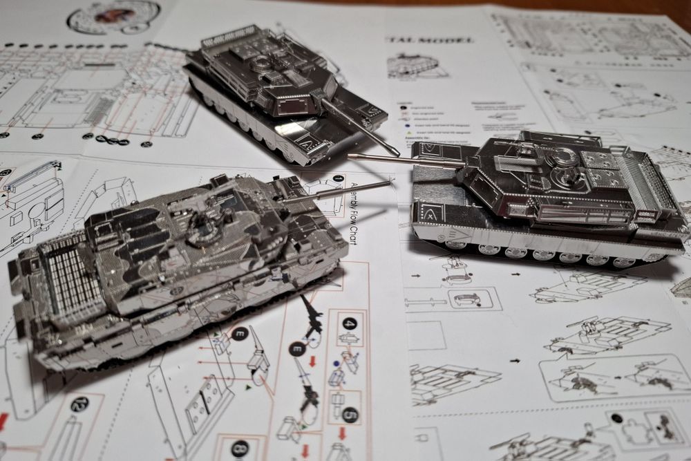 3D пазлы, собраные