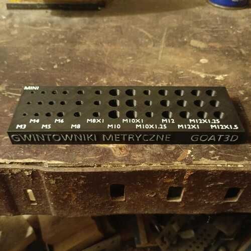 Organizer na gwintowniki "MINI"