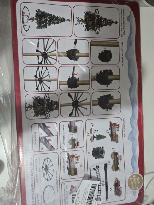 Comboio decoraçao natal