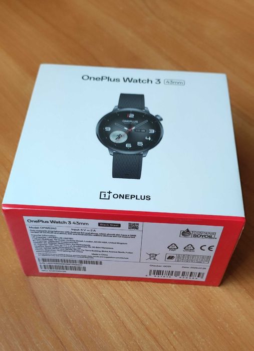 Смарт-годинник OnePlus Watch 3 43mm Global Version Black
