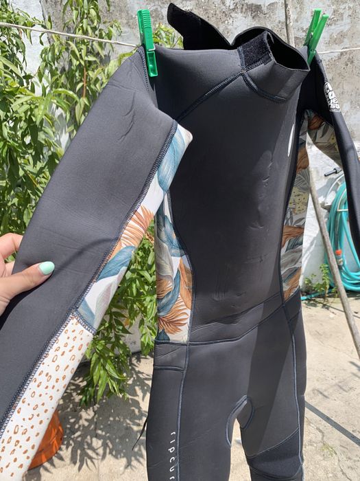 Fato de surf neoprene mulher como novo