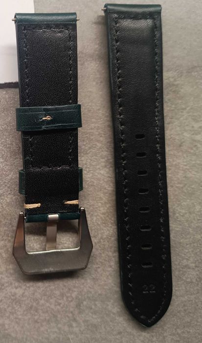 Pasek do zegarka szerokości 22 mm niebieski