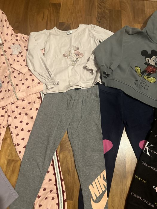 Zestaw oryginalnych ubrań Zara Calvin Klein Nike hust&claire i inne