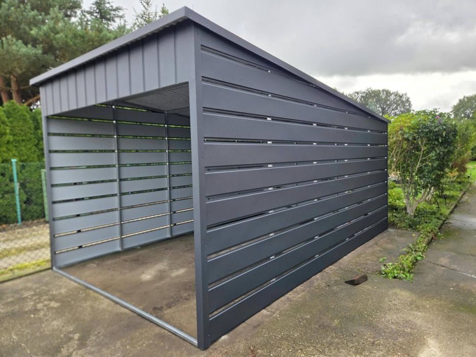 Wiata garażowa wiata samochodowa carport wiata śmietnikowa