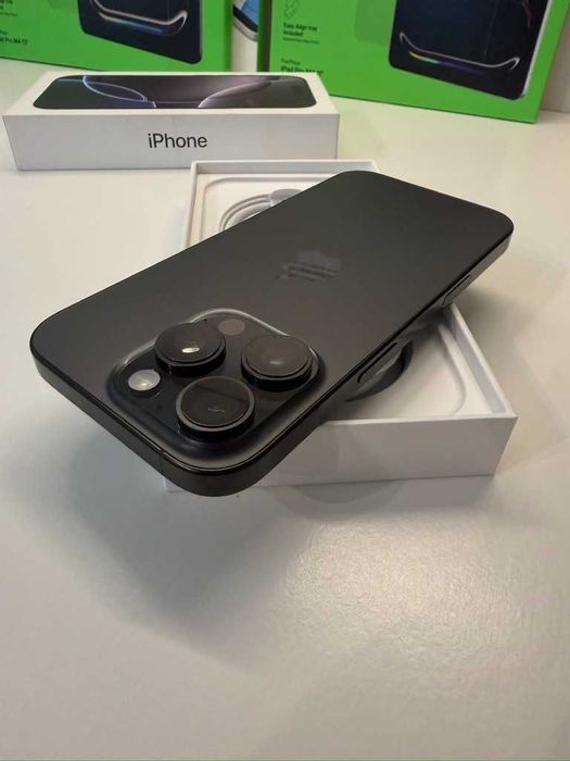 Apple iPhone 16 Pro・128GB・Titânio preto (Fatura e Garantia)