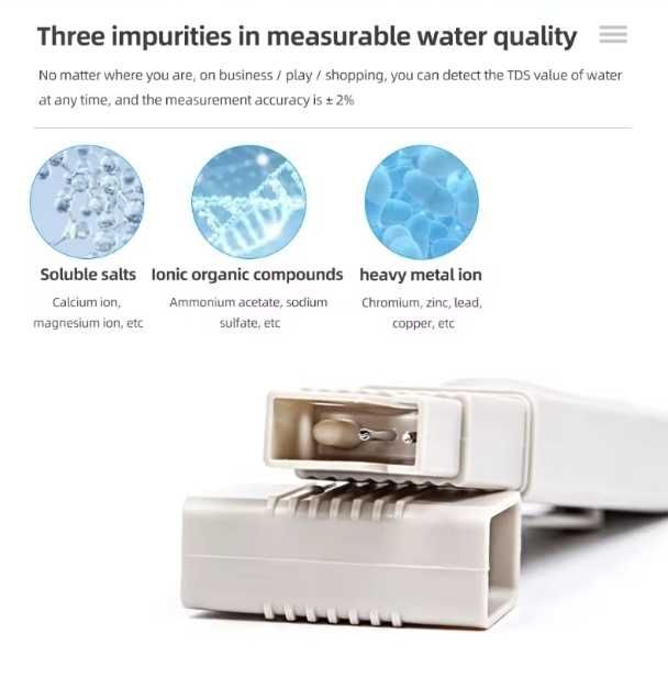 Precyzyjny długopisowy tester wody wysoka dokładność miernik PH + TDS