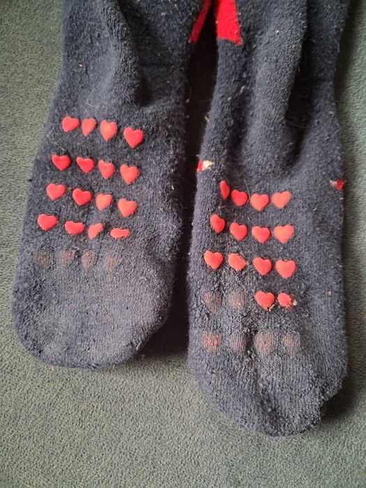 Ciepłe skarpetki antypoślizgowe 27-30 (2 pary)