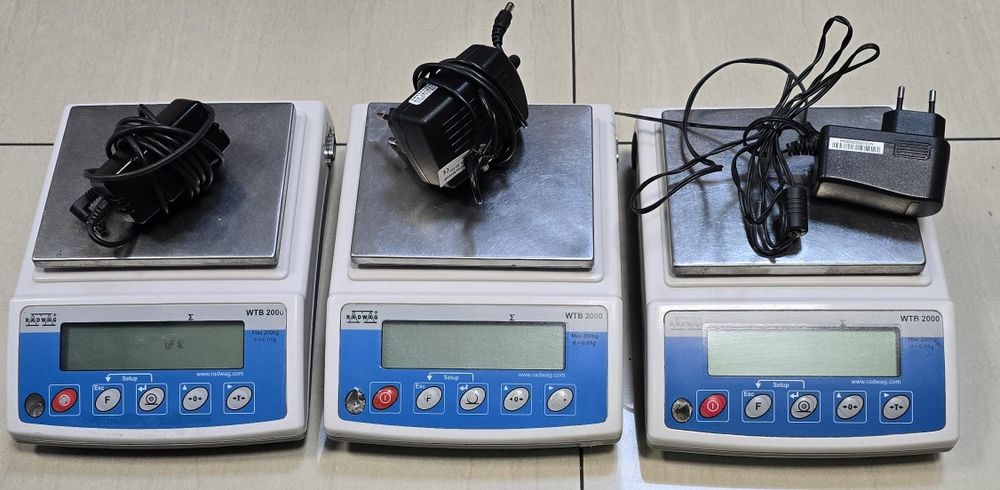 RADWAG WTB 2000 – waga elektroniczna 2000g / 0,01g – sprawna