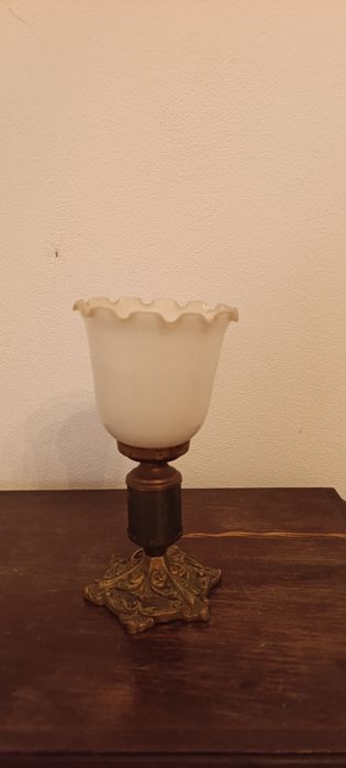 2 candeeiros em latão